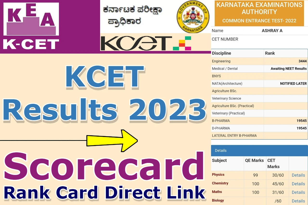 KCET Results 2023