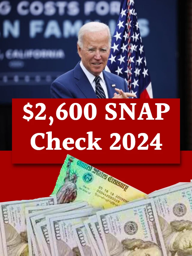 $2,600 SNAP Check 2024, New Payment Released